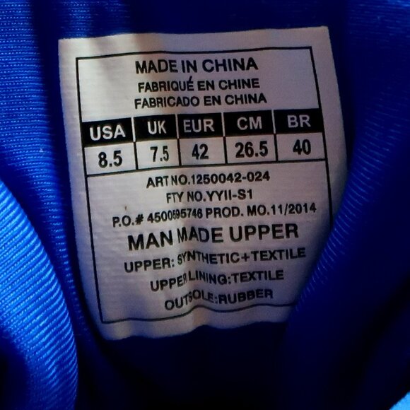 Under Armour Highlight MC Men's Blue Gray Lace-up Football Lacrosse Cleats 8.5 - Picture 7 of 16